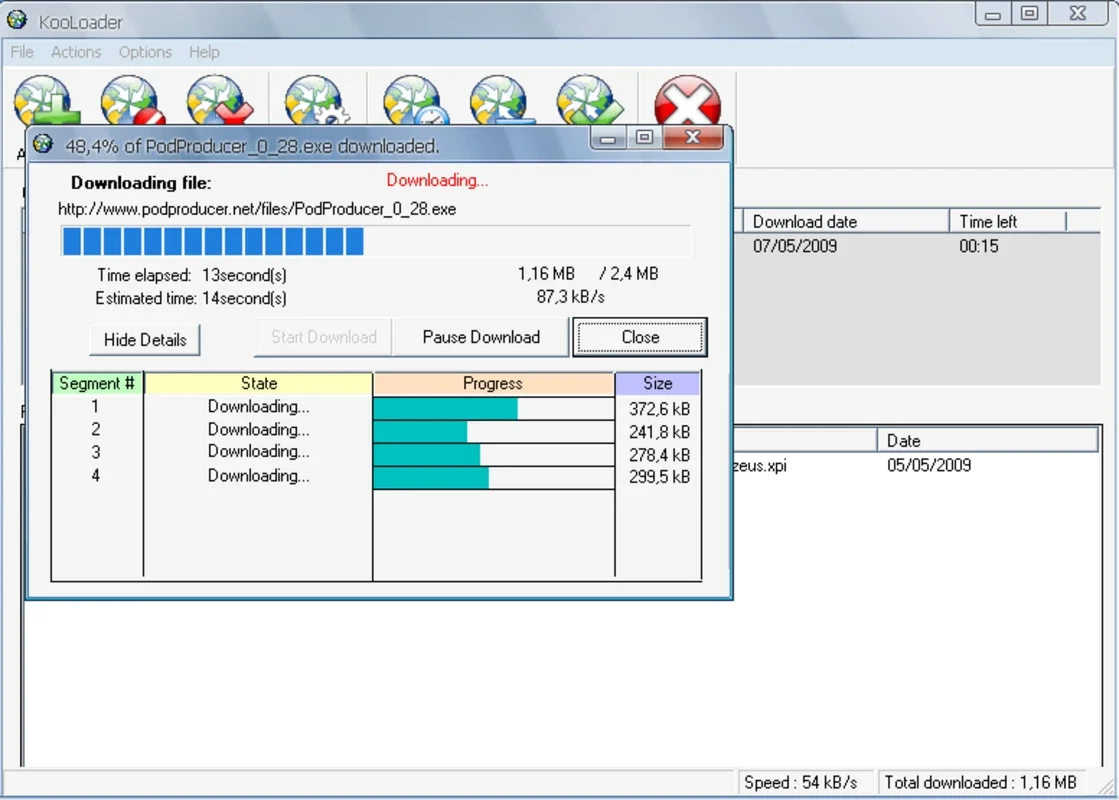 KooLoader for Windows - Efficient Downloading App