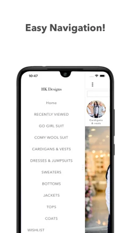 Hk Designs for Android - Seamless Shopping Experience