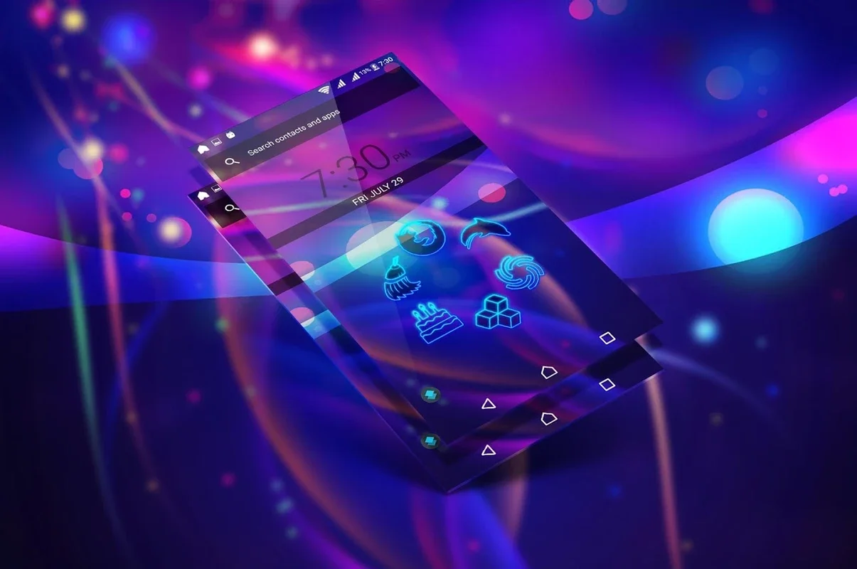 Neon Pro for Android: 300+ HD Icons and Wallpapers