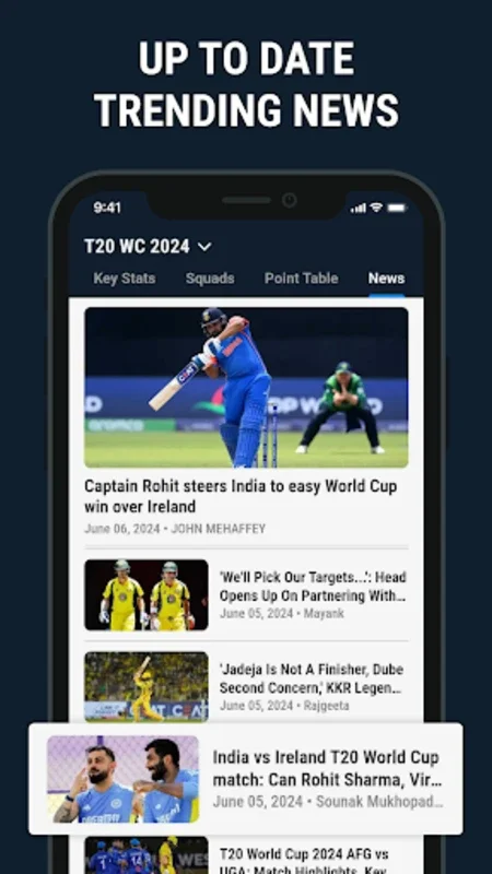 CricLive for Android - Get Live Cricket Updates