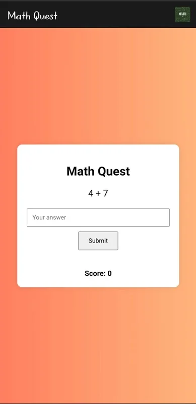 Math Quest for Android - Download the APK from AppHuts