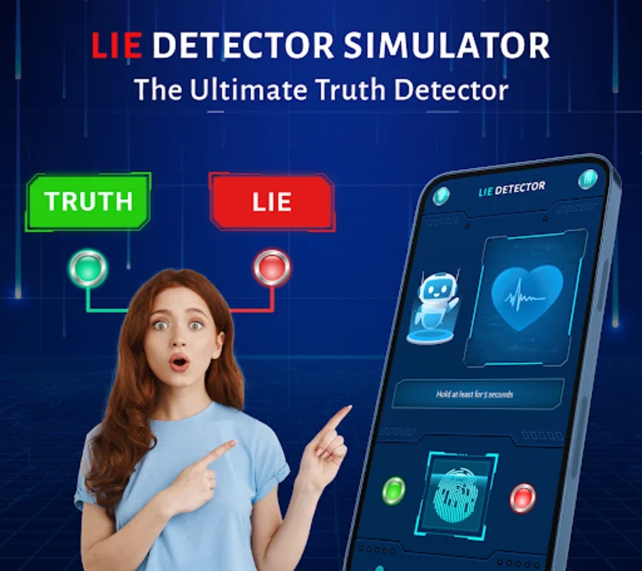 Lie Detector Test for Android - Fun Pranks for Friends and Family