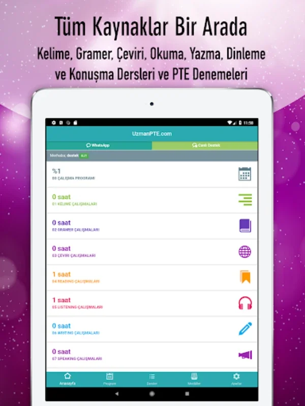 PTE Academic Hazırlık (UzmanPT for Android - Enhance Your Prep