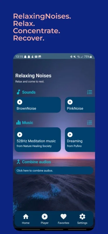 Relaxing Noises - Brown Noise for Android: Soothe Your Mind