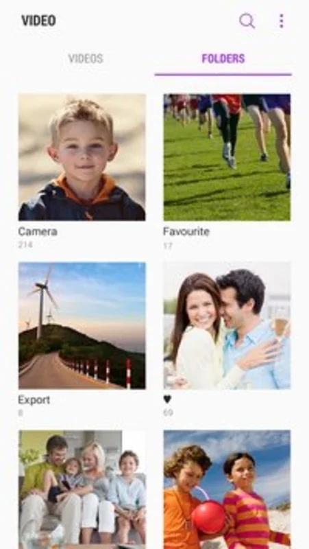 Samsung Video Library for Android - Organize Your Videos Easily