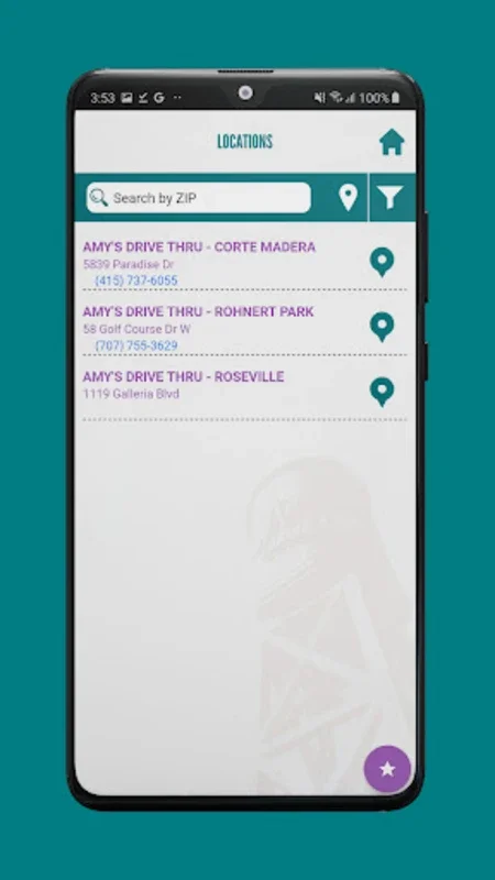 Amy's Drive Thru for Android: Easy Organic Fast - Food Ordering