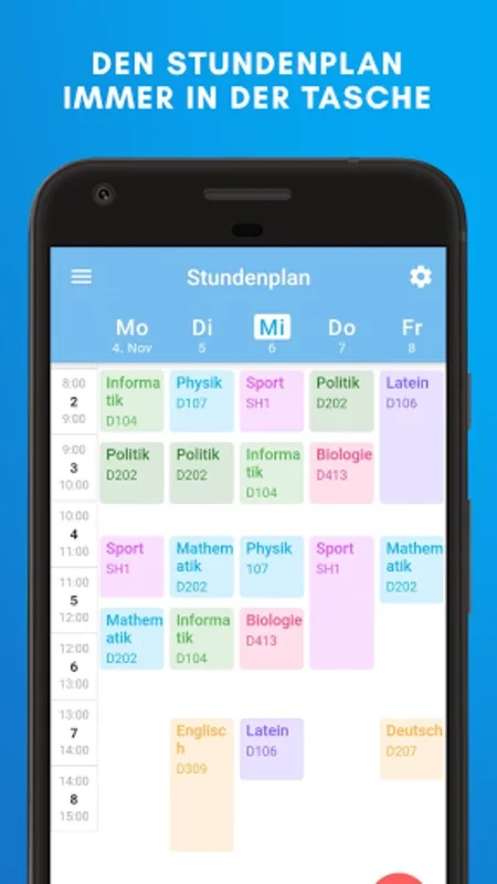 Schulplaner for Android: Streamlined School Organization