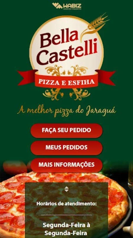 Pizzaria Bella Castelli for Android - Delicious Pizzas at Your Fingertips