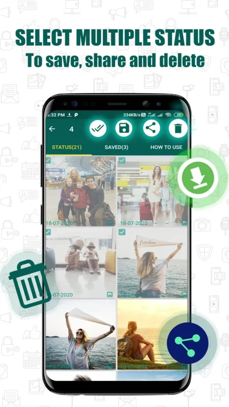 WhatsApp Status Downloader for Android - Get the APK from AppHuts