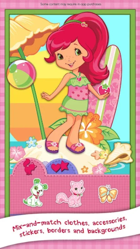 Strawberry Shortcake Dress Up for Android - Fun Fashion App