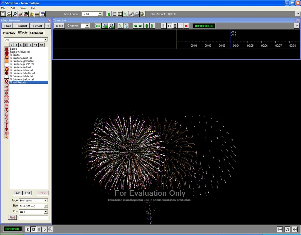 Showsim for Windows - Create Your Own Firework Shows