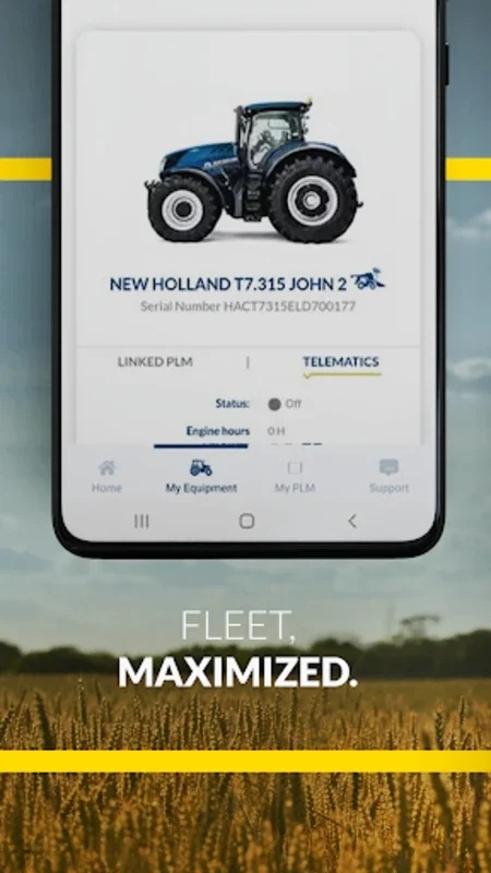 MYNEWHOLLAND for Android: Enhancing Farm Equipment Management