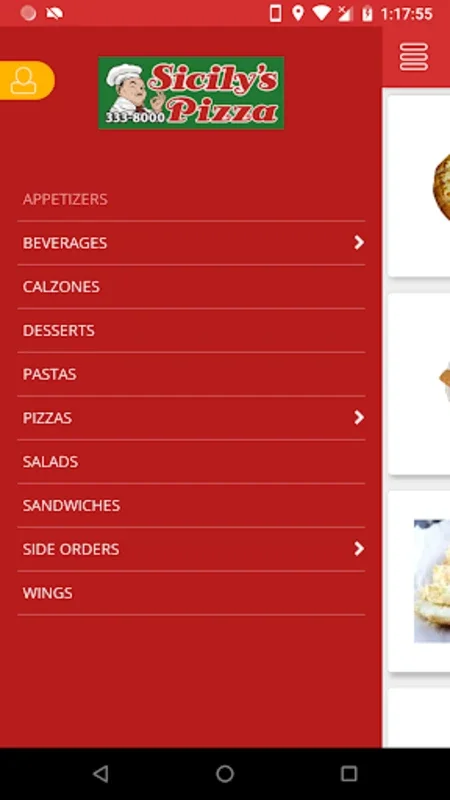 Sicily's Pizza for Android - Quick & Convenient Pizza Orders