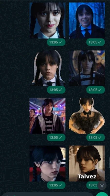 Figurinhas da Wandinha for Android - Enhance Chats with Addams Family Stickers