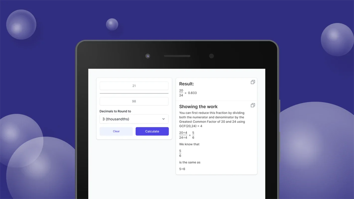 Fraction to Decimal Calculator for Android - Swift & Accurate