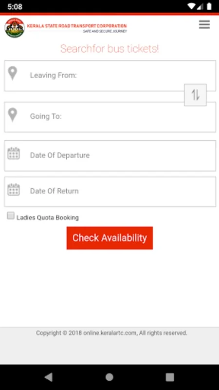 Ente KSRTC for Android - Simplify Kerala Bus Travel