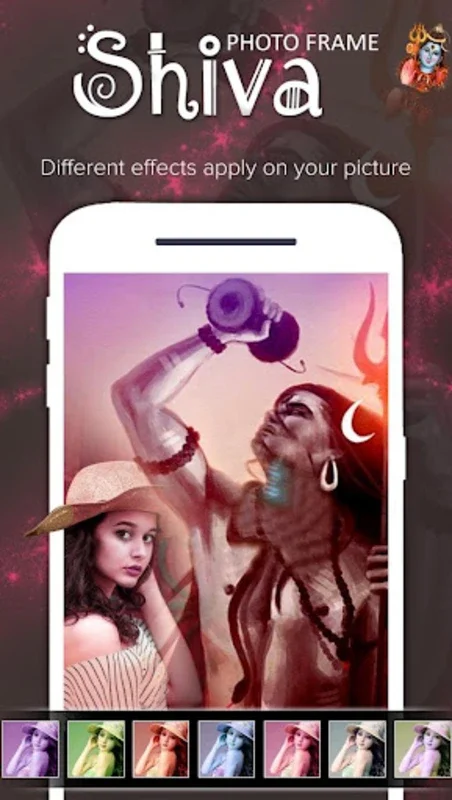 Shiva Photo Frame for Android - Express Your Devotion Creatively