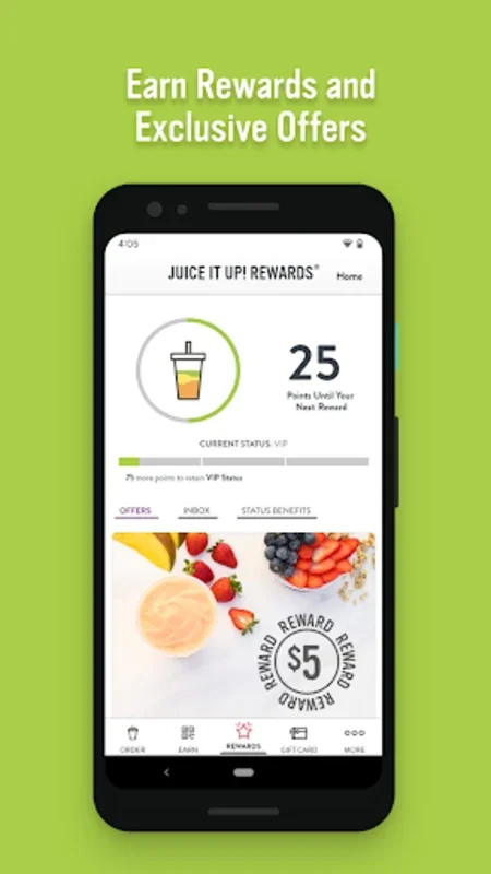 Juice It Up! for Android - Earn Rewards for Healthy Treats