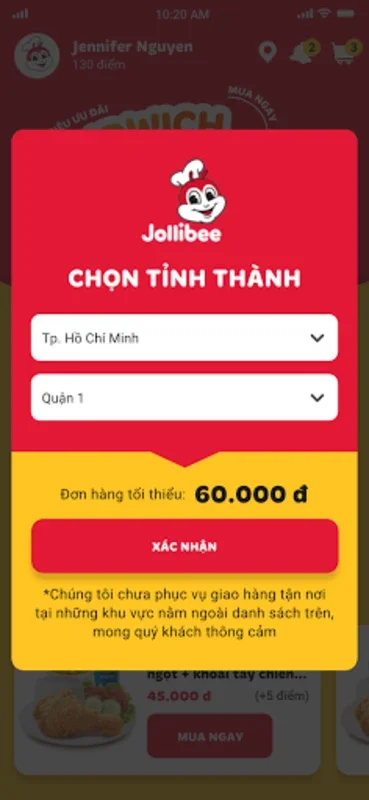 Jollibee Vietnam for Android - Download the APK from AppHuts