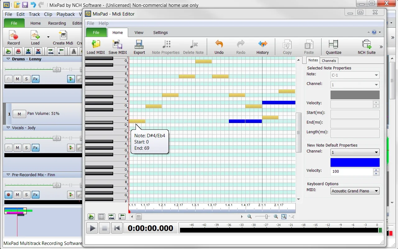 MixPad for Windows: Professional Music Mixing