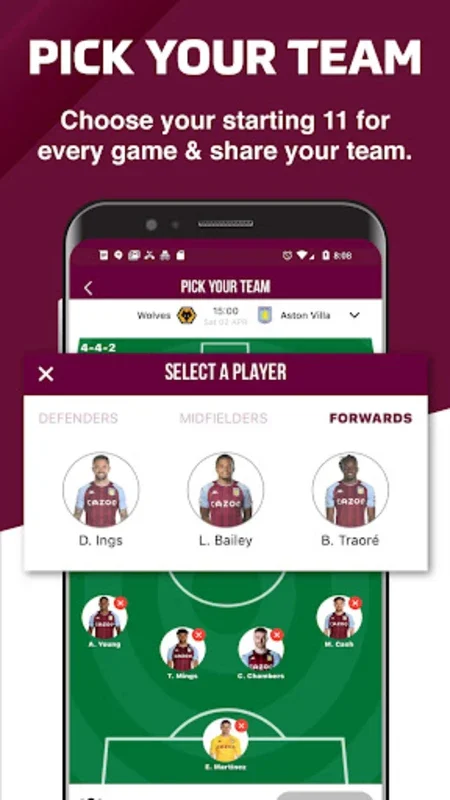 Villa till I Die - Live Scores for Android: Comprehensive Football Updates