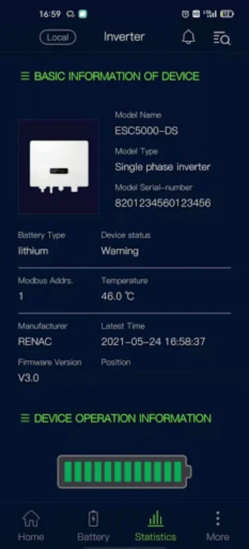 RENAC SEC for Android: Optimize Energy Efficiency