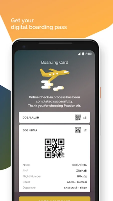 PassionAir for Android: Seamless Flight Booking