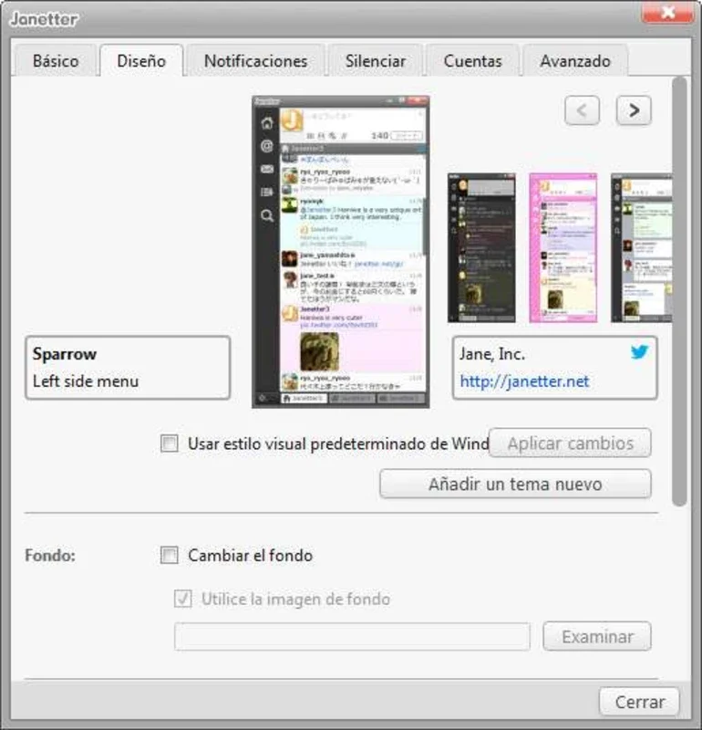 Janetter for Windows - A Free Twitter Client