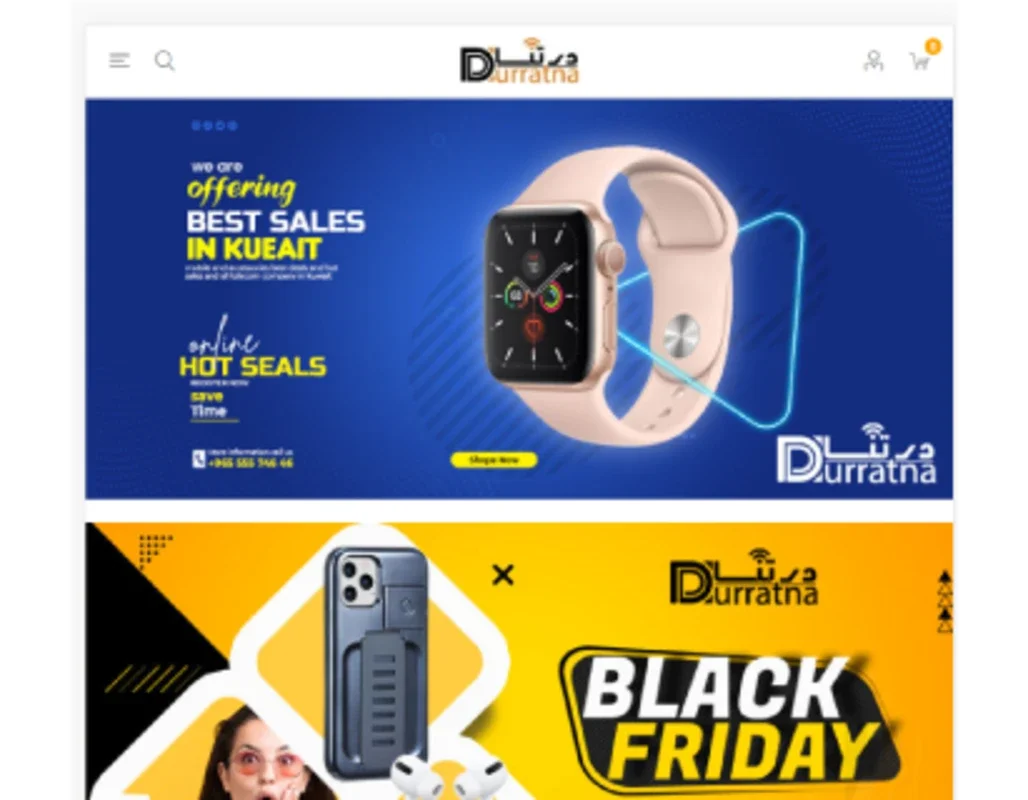 Durratna for Android - A World of Shopping at Your Fingertips