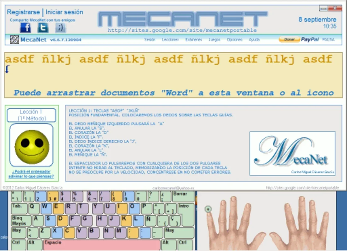 MecaNet for Windows - A Great Typing Course