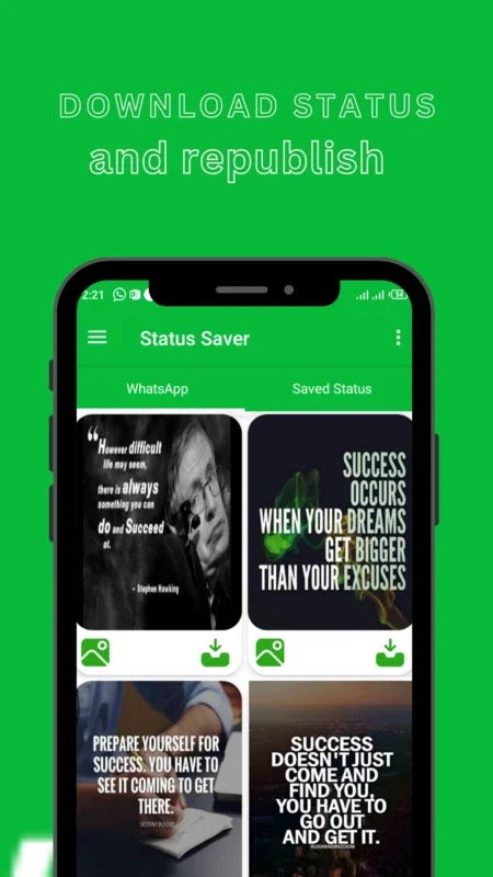 Status Saver for Android - Effortlessly Save and Share WhatsApp Statuses