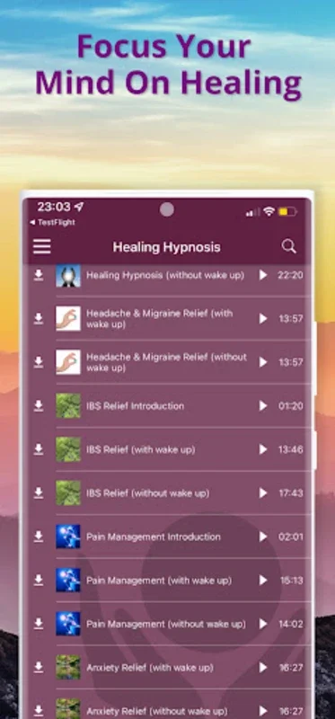 Healing – Self Love Hypnosis for Android: Boost Well-being with Hypnotic Sessions