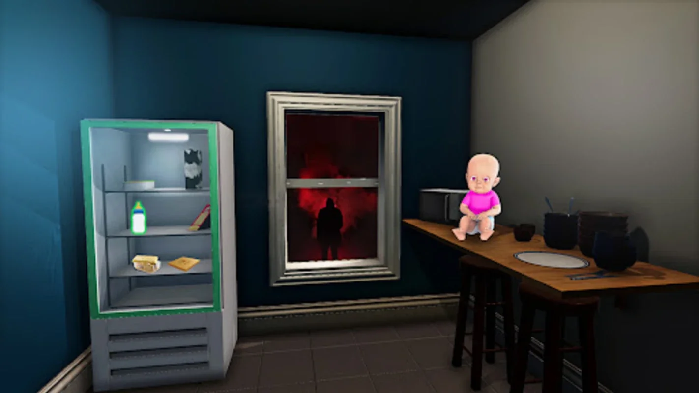 Baby in Pink Horror Games 3D for Android - Terrifying Survival