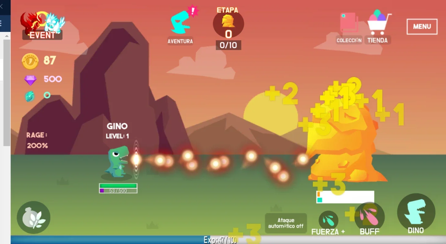 Tap Tap Dino for Android - Protect Dinosaurs' Homeland