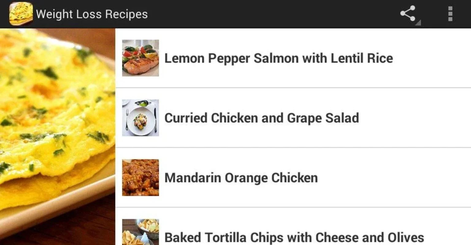 Weight Loss Recipes for Android: Aid Your Fitness Journey