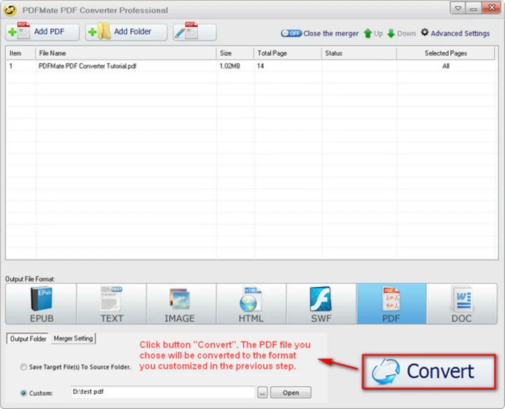 PDFMate PDF Converter Professional for Windows - Efficient PDF Conversion