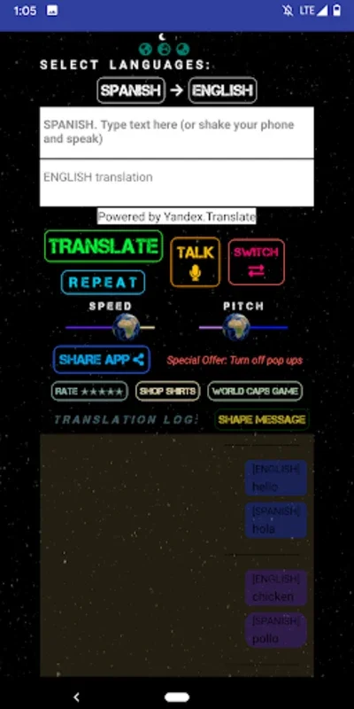 Translate Shake for Android - Seamless Language Translation on Your Device