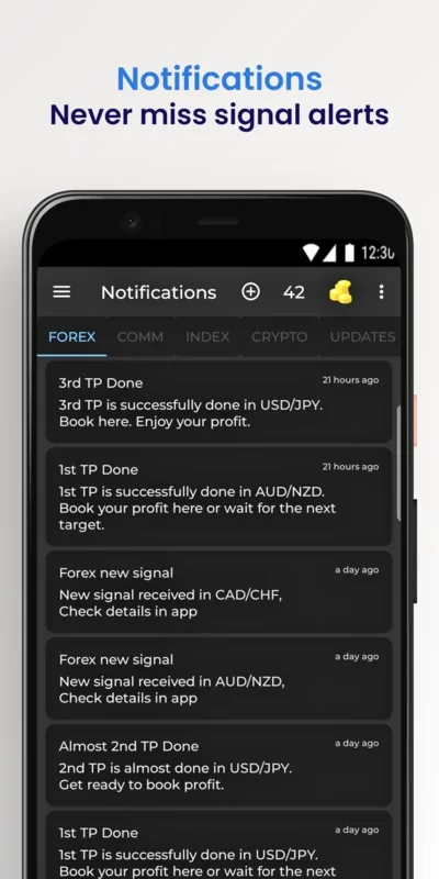 Forex Signals LIVE for Android - Your Key to Profitable Trading