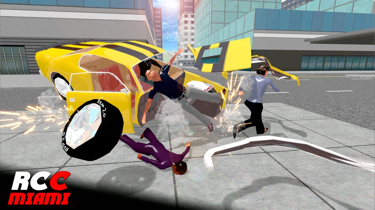 Real Car Crash Miami for Android - Thrilling Gaming Experience