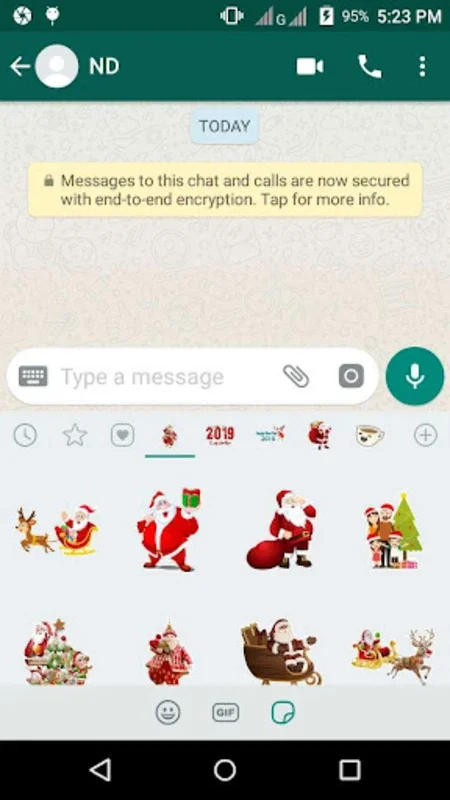 WAStickerApps-Merry Christmas for Android - Enhance Chats