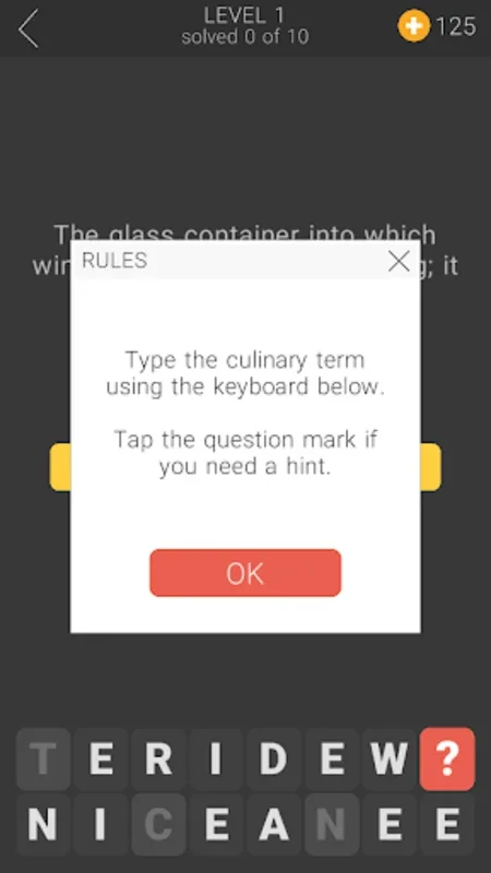 Tasty Words for Android: Culinary Word Puzzles