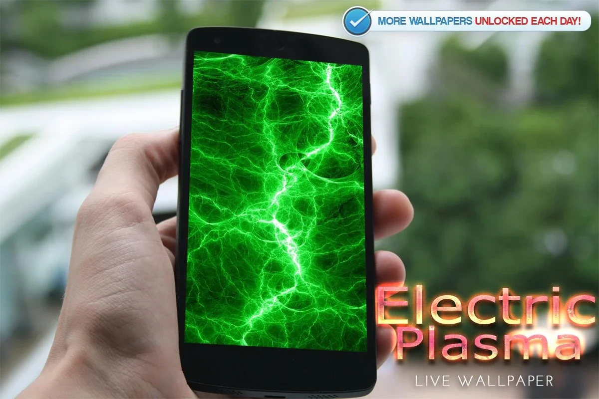 Electric Plasma Live Wallpaper for Android - Transform Your Device