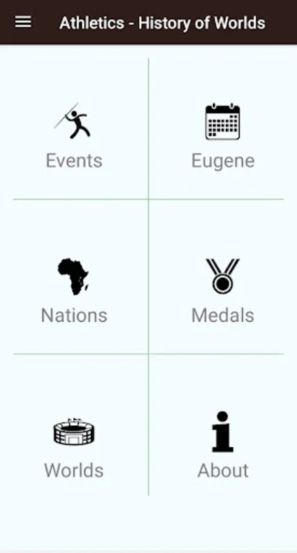 Athletics - History of Worlds for Android: Explore Athletic History