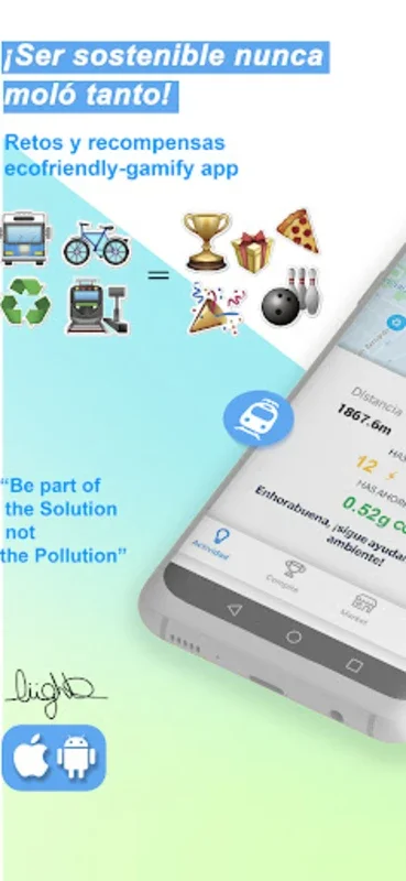 Liight for Android: Incentivizing Green Living