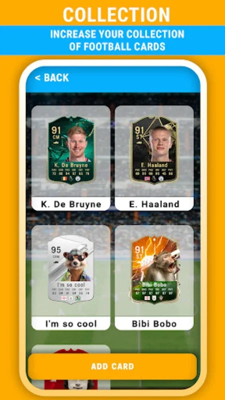 Card Creator for Android - Customize Football Cards