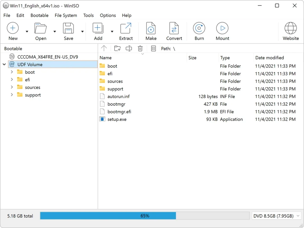 WinISO: Powerful Windows Disk Image Manager