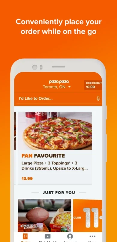 Pizza Pizza for Android - Official App for Pizza Ordering