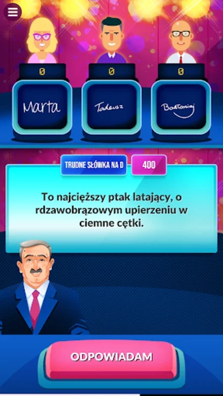 Zagraj va banque! for Android - An Immersive Trivia Game