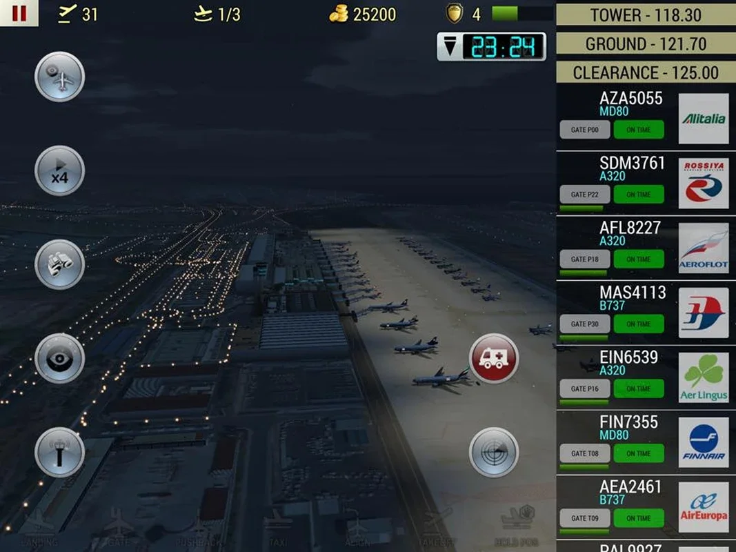 Unmatched Air Traffic Control for Android - Engaging Simulator