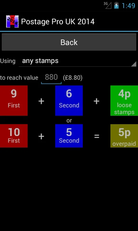 Postage Pro UK 2014 Free for Android - Calculate UK Postage Easily